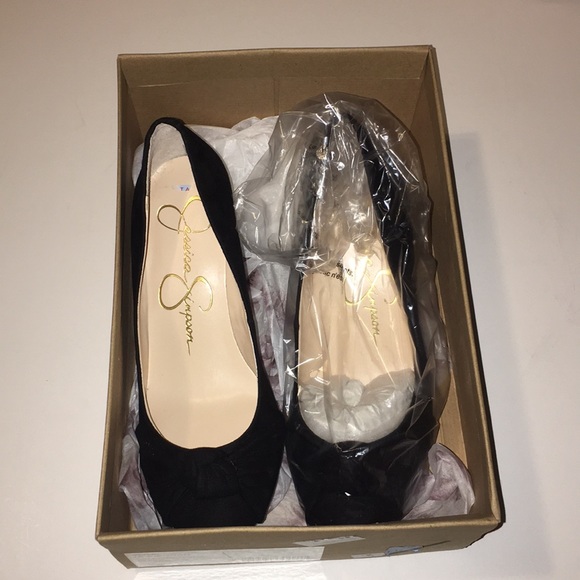 *SALE* Jessica Simpson Siennah Knotted Wedge Pumps - Picture 5 of 5